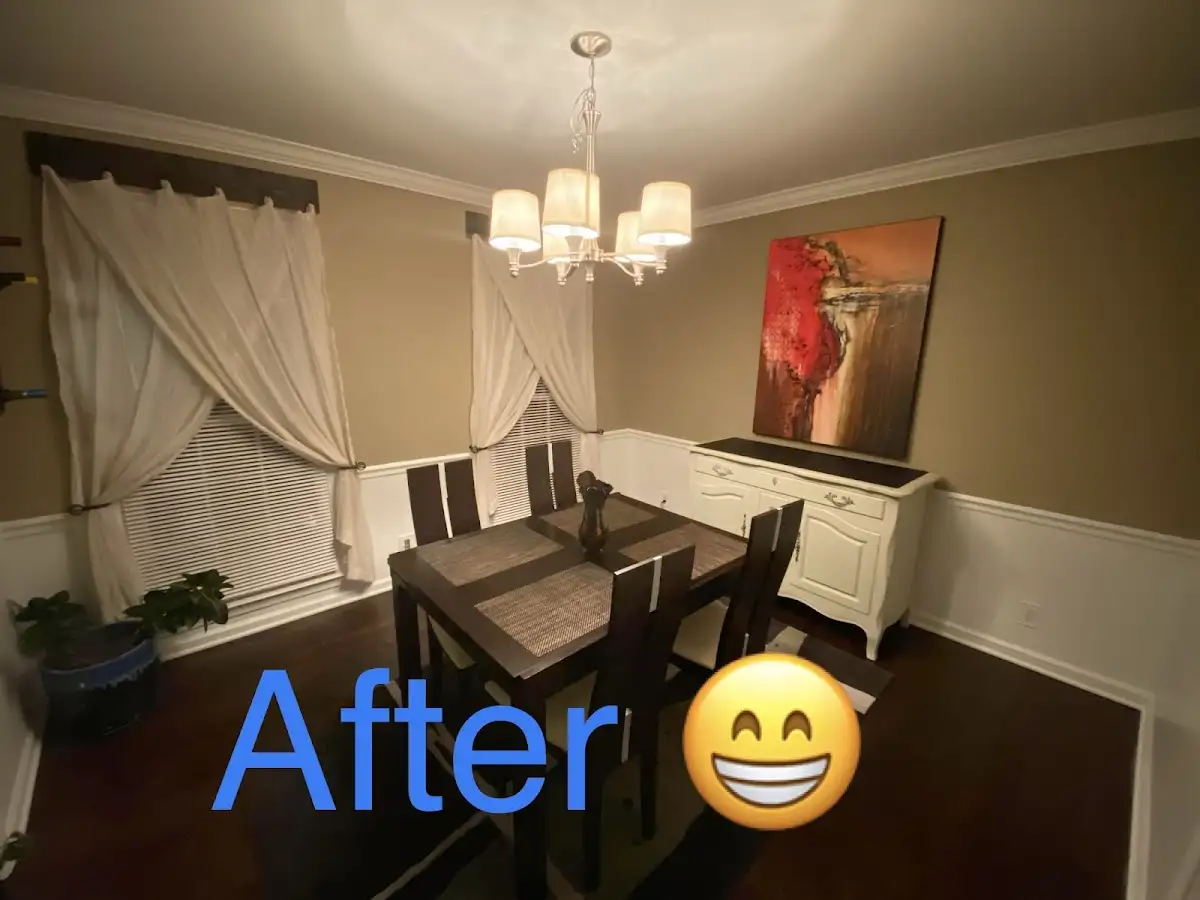Professional dining room restoration after water damage in Rockport
